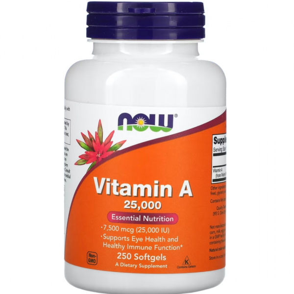 Now vitamin A 25,000